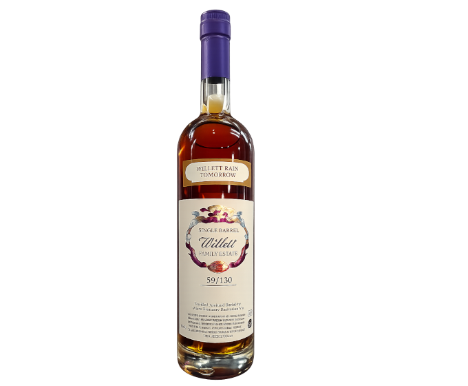 Willett Single Barrel No 3545 Straight Bourbon 8 Years 128 Proof Willett Rain Tomorrow 750ml