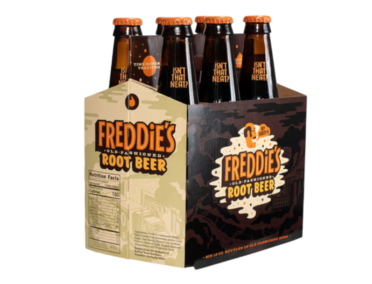 Freddies Old Fashioned Root Beer 12oz 6-Pack Bottle